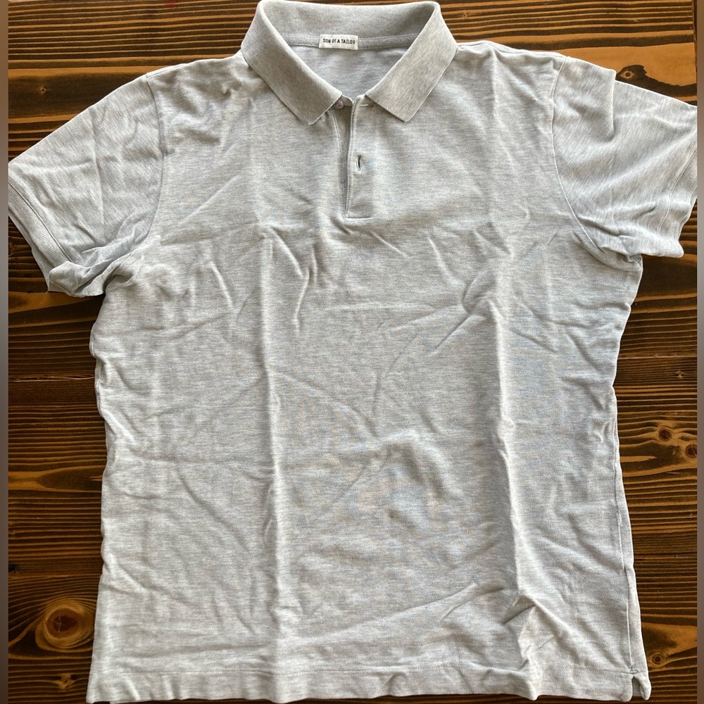 Son of a Tailor Light Gray Polo Shirt